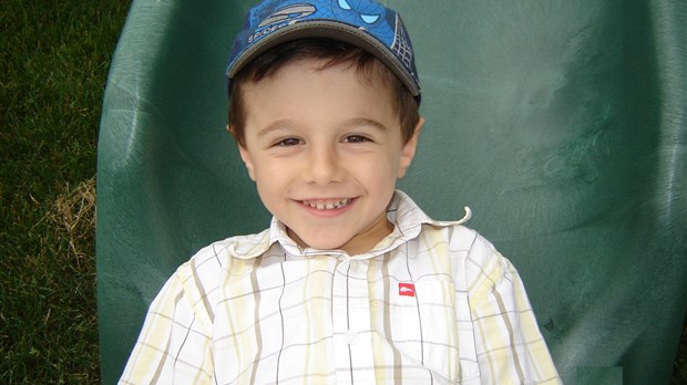 Jérémie Beaudoin, 5 ans, Chambly